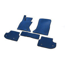 Килимки 2013-2016 (EVA сині) для бмв 5 серія F-10/11/07 рр