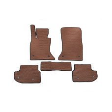 Килимки 2013-2016 (EVA коричневі) для бмв 5 серія F-10/11/07 рр