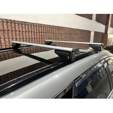 Перемички на вбудовані рейлінги під ключ Wizard V2 (2 шт) 115см, сірі для мерседес GLA X156 2014-2019 рр