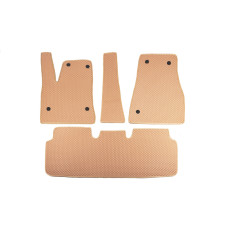 Килимки EVA (2012-2021, бежеві) для Tesla Model S 2012- рр
