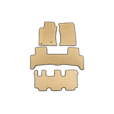 Килимки EVA (3 ряди Бежевий) для Lexus GX470