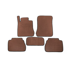 Килимки EVA (коричневі) для мерседес E-сlass W210 1995-2002 рр