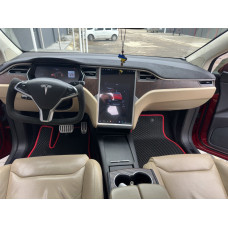 Килимки EVA (чорні) для Tesla Model X 2015- рр