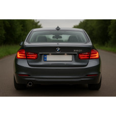 Планка над номером (нерж) Седан (хром) для бмв 3 серія F30/F31 2012-2019 рр
