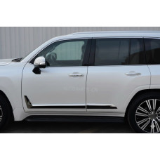 Молдинги чорні F-Sport білі-2026чорне (4 шт, ABS) для Lexus LX 500d/600 2022- рр