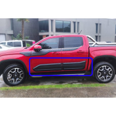 Дверные молдинги EuroCap (6 шт, ABS) для Volkswagen Amarok 2022- гг