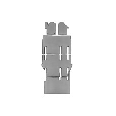 Килимки EVA V-class ExtraLong 2 бокових (Тільки самовивіз повний салон Сірий) для мерседес Vito / V-class W447 2014- рр