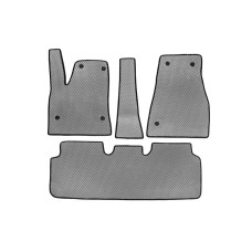 Килимки EVA (2012-2021, Сірий) для Tesla Model S 2012- рр