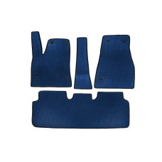 Килимки EVA (2012-2021 Синій) для Tesla Model S