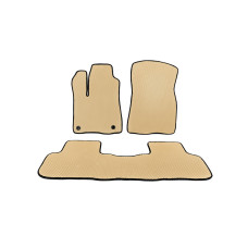 Килимки EVA (2 ряди Бежевий) для Toyota Highlander 2013-2019 рр