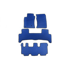 Килимки EVA (3 ряди Синій) для Toyota Land Cruiser Prado 120