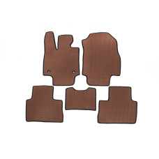 Килимки EVA АКПП (Коричневий) для Toyota Rav 4 2019- рр