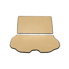 Килимок багажника з 2 частин (EVA Бежевий) для Volvo XC70 2007-2013 рр