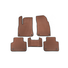 Килимки EVA (Коричневий) для Volkswagen Touareg 2018- рр