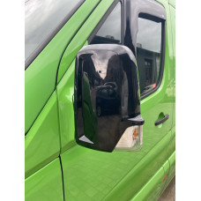 Накладки на дзеркала BlackEdition (2 шт. пласт) для мерседес Sprinter W906 2006-2018 рр
