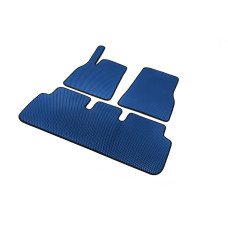 Килимки EVA (2021-2025 Синій) для Tesla Model S