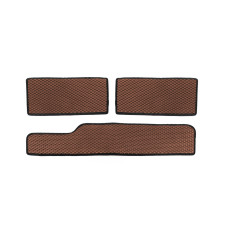 Поліуретанові килимки на пороги (3 шт EVA Коричневий) для мерседес Sprinter W901/902/903/904/905 1995-2006 рр