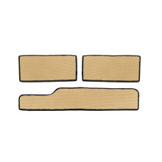 Поліуретанові килимки на пороги (3 шт EVA Бежевий) для мерседес Sprinter W901/902/903/904/905 1995-2006 рр