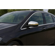 Накладки на дзеркала (2 шт нерж.) для мерседес B-class W247 2019- рр