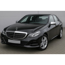 Накладки на дзеркала (2 шт, нерж.) для мерседес E-сlass W212 2009-2016 рр