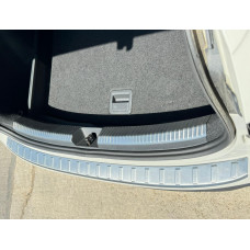 Накладка на задній бампер Carmos (нерж) (Матовий) для Volkswagen Taigo 2020- рр