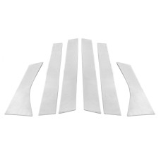 Накладки на дверні стійки (нерж) для Volvo V40 2012- рр