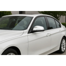 Накладки на дзеркала (2 шт, нерж.) Carmos для бмв 3 серія F30/F31 2012-2019 рр