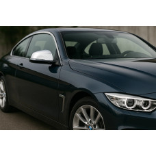 Накладки на дзеркала (2 шт, нерж.) Carmos для бмв 4 серія F32/F33/F36 2012-2020 рр