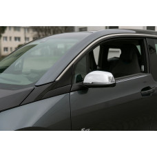 Накладки на дзеркала (2 шт, нерж.) Carmos для бмв I3 2013-2022 рр