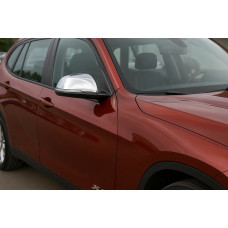 Накладки на дзеркала (2 шт, нерж.) Carmos для бмв X1 E84 2009-2015 рр