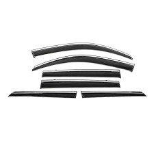 Вітровики з хромом Niken Luxury (6 шт) для Toyota Land Cruiser Prado 150