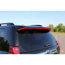 Спойлер з FullLED Чорний колір для Toyota Land Cruiser Prado 150 2009-2023 рр