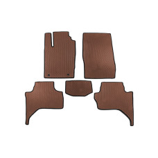 Килимки EVA (Коричневий) для Mitsubishi L200 2015-2024 рр