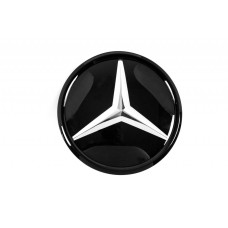 Передня емблема під склом, чорна окантовка a0008881000 для мерседес E-сlass W213 рр