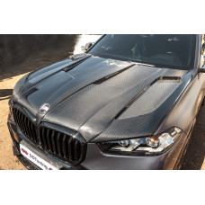 Карбоновий капот V2 (G05/F95) для бмв X5 G05 2019- рр