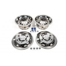 Ковпаки з нержавійки Ексклюзив V1 (2 катковий 4 шт) для мерседес Sprinter W907/W910 2018- рр