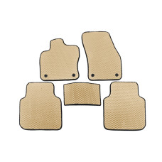 Килимки EVA (Ollspase 2 ряда Бежевий) для Volkswagen Tiguan 2016-2023 рр