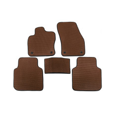 Килимки EVA (Ollspase 2 ряда Коричневий) для Volkswagen Tiguan 2016-2023 рр