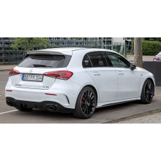 Задній дифузор з насадками (Дизайн A35 HB) для мерседес A-сlass W177 2018- рр