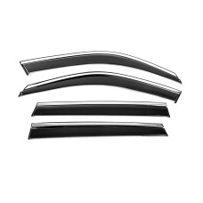 Вітровики з хромованим молдингом Niken Luxury (4 шт) для бмв X5 F15 2013-2018 рр