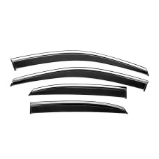 Вітровики з хромом Niken Luxury (4 шт) для Lexus RX 2009-2015 рр