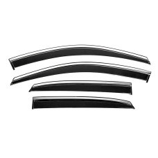 Вітровики з хромованим молдингом Niken Luxury (4 шт) для Lexus RX 2003-2009 рр