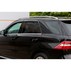 Вітровики з хромованим молдингом Niken Luxury (4 шт) для мерседес GLE/ML сlass W166 2011-2018 рр