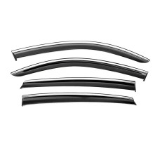 Вітровики з хромованим молдингом Niken Luxury (4 шт) для мерседес GLE coupe C292 2015-2019 рр