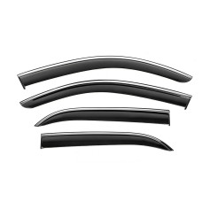 Вітровики з хромованим молдингом Niken Luxury (4 шт) для мерседес GLE W167 2018- рр