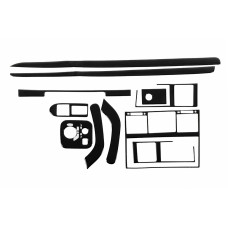 Накладки на панель Карбон для мерседес G сlass W463 1990-2018 рр