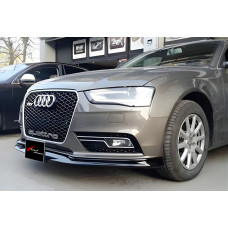 Передня Lip накладка DPT (2011-2015, Під фарбування) для Ауди A4 B8 рр
