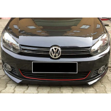 Передня Lip накладка DPT V-2 (під фарбування) для Volkswagen Golf 6 2008-2014 рр