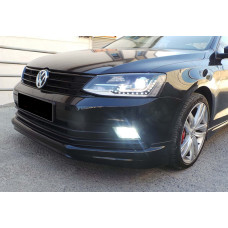 Передня Lip накладка DPT V-1 (2014-2018 під фарбування) для Volkswagen Jetta рр