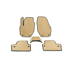 Килимки EVA (бежеві) для Volvo V60 2011-2018 рр